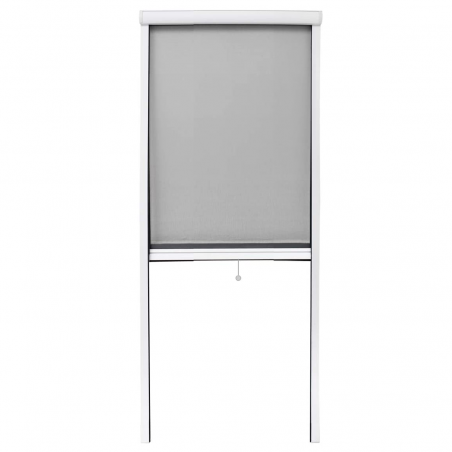 Mosquitera enrollable y reducible para ventana y balcón 60X150cm Kit DIY