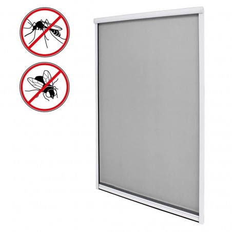 Mosquitera enrollable y reducible para ventana y balcón 60X150cm Kit DIY