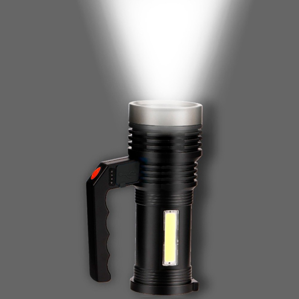 Linterna LED con carga solar y lámpara...