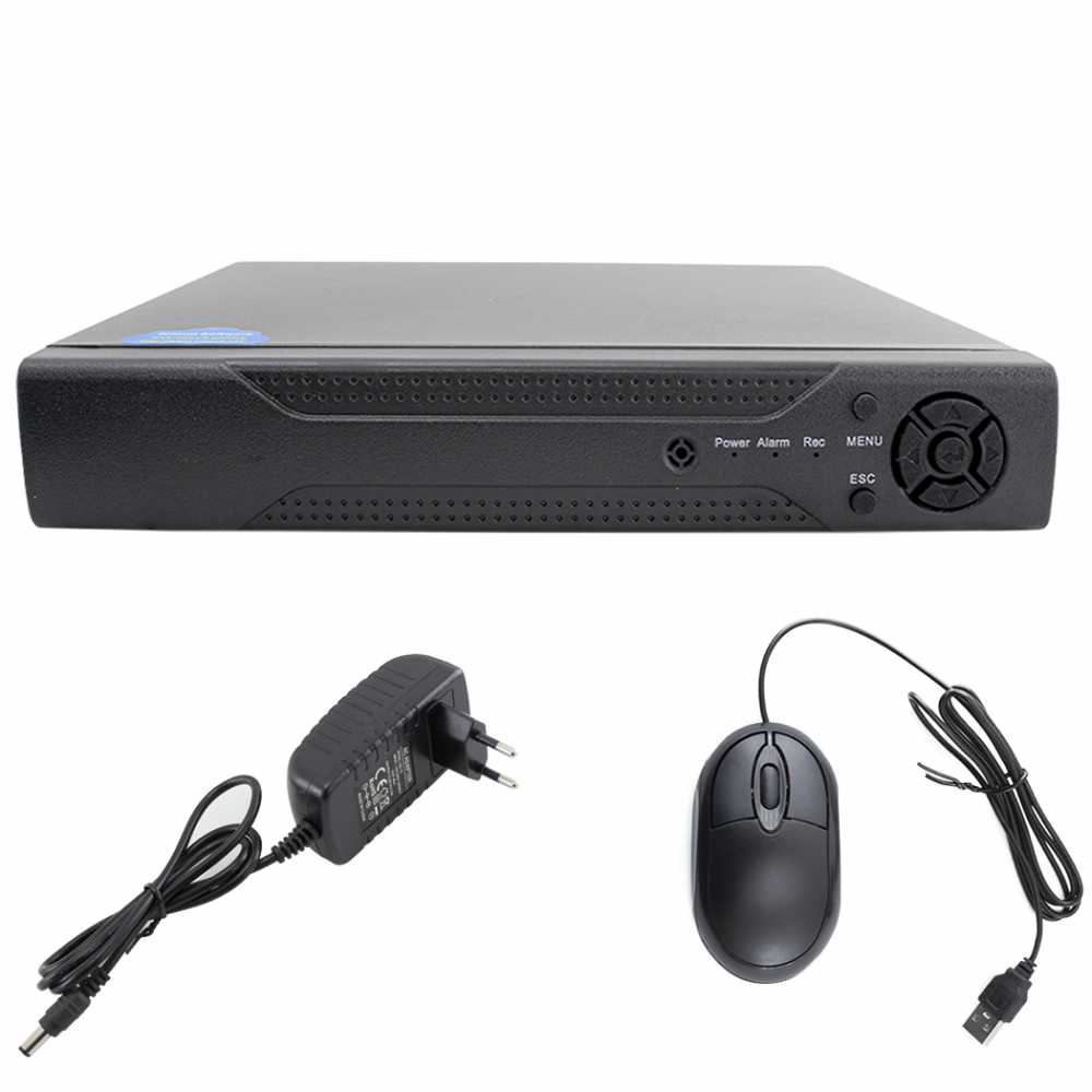 Video Recorder H.264 4 canales DVR NVR CVI TVI HVR AHD vigilancia con aplicación