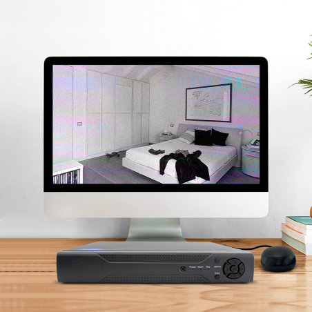 Video Recorder H.264 4 canales DVR NVR CVI TVI HVR AHD vigilancia con aplicación
