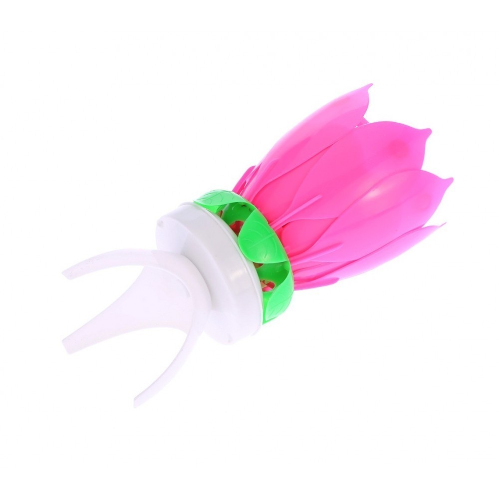 54544 2 Piezas vela musical en forma de flor...