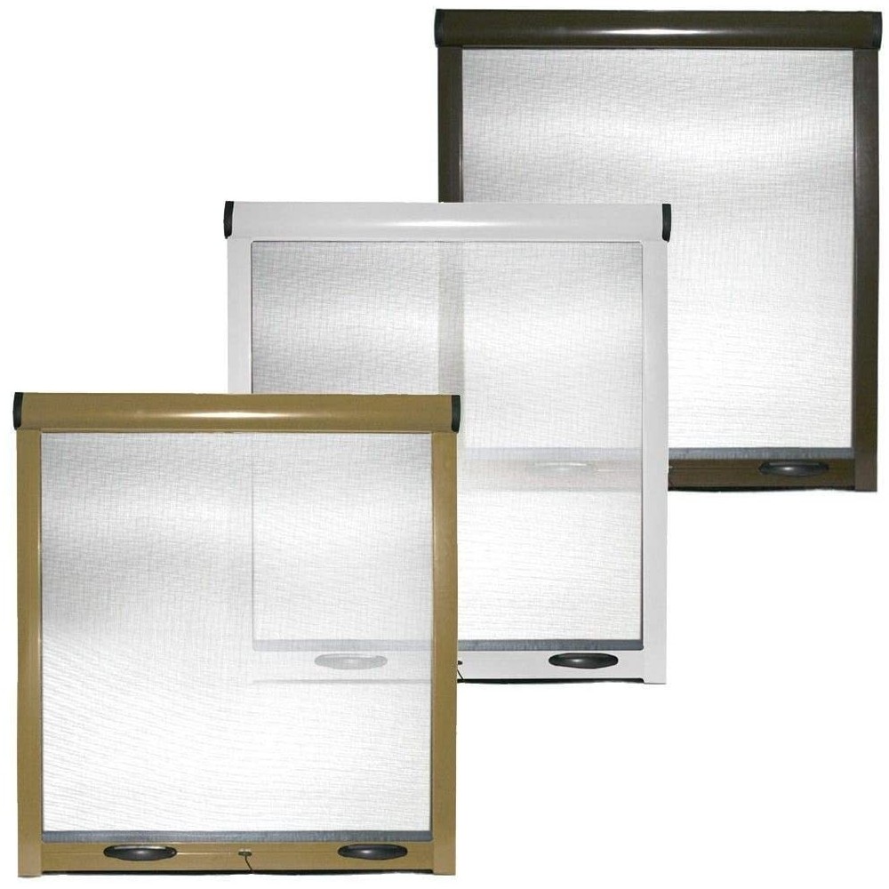 Mosquitera enrollable retráctil para ventana y balcón 100X170cm Kit Diy Blanco