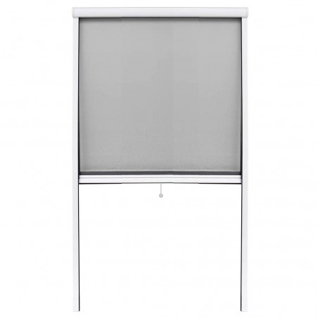 Mosquitera enrollable retráctil para ventana y balcón 100X170cm Kit Diy