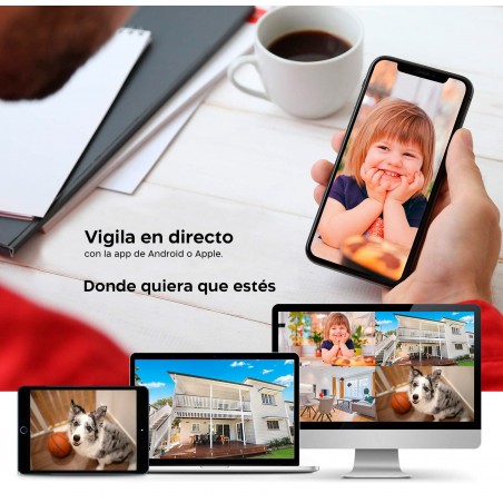 Video Recorder H.264 4 canales DVR NVR CVI TVI HVR AHD vigilancia con aplicación