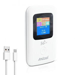 Mini router portátil Q-A214 Conexión de módem 5G WIFI Hotspot Tarjeta SIM