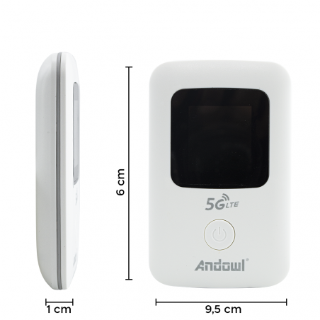 Mini router portátil Q-A214 Conexión de módem 5G WIFI Hotspot Tarjeta SIM