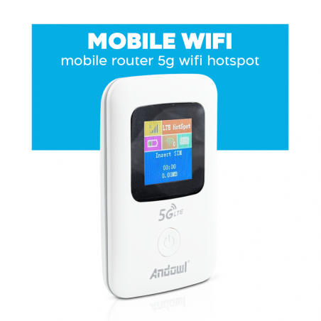 Mini router portátil Q-A214 Conexión de módem 5G WIFI Hotspot Tarjeta SIM