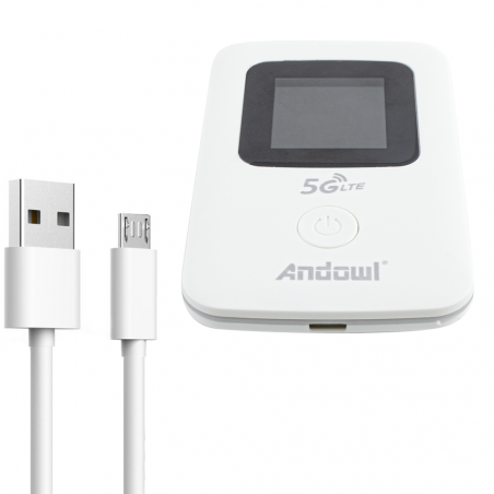 Mini router portátil Q-A214 Conexión de módem 5G WIFI Hotspot Tarjeta SIM