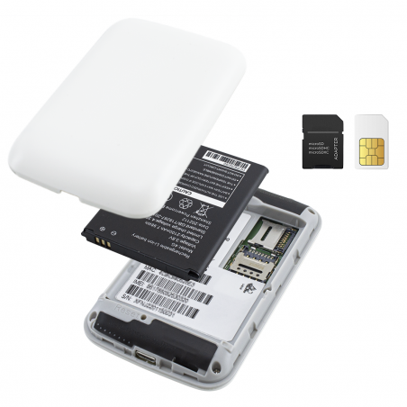 Mini router portátil Q-A214 Conexión de módem 5G WIFI Hotspot Tarjeta SIM