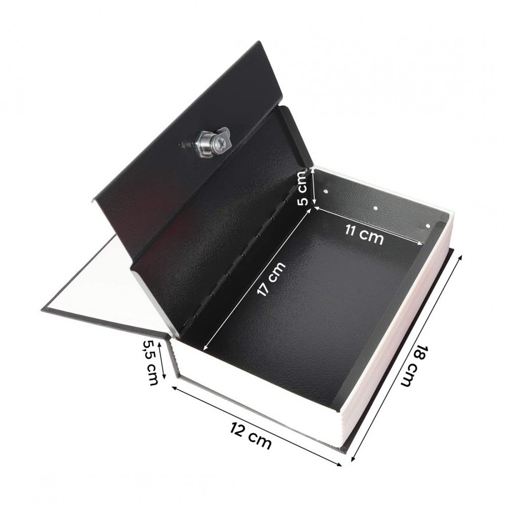 Caja fuerte en forma de libro 18X5,5 x 11,5 cm...