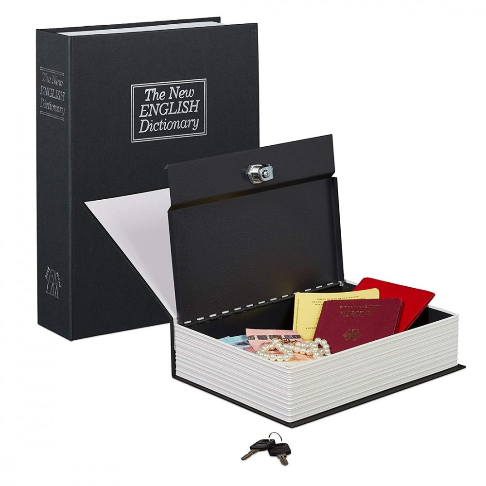 Caja fuerte en forma de libro 24x5,5x15,5 cm...
