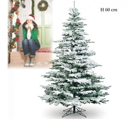 Árbol de Navidad con efecto nieve 60 cm (artificial)