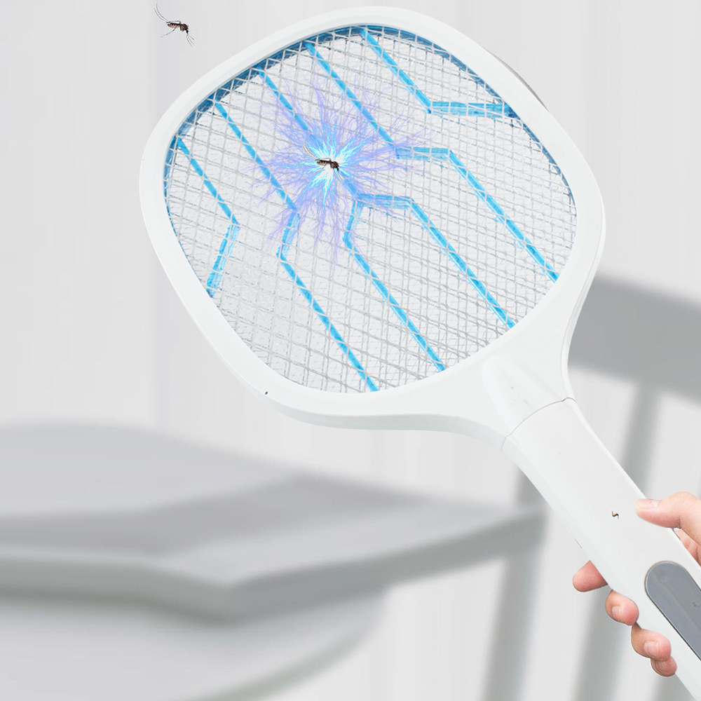 098224 Raqueta eléctrica mata insectos USB...