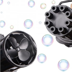 Pistola de burbujas automática Máquina disparadora de burbujas con pilas