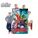 Manta infantil 100 x 150 cm con motivo THE AVENGERS (Los Vengadores) - Hecho de tela escocesa MV92187