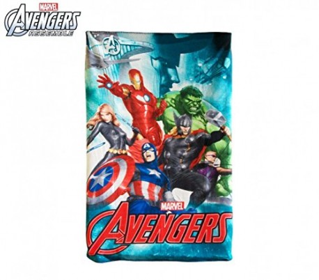Manta infantil 100 x 150 cm con motivo THE AVENGERS (Los Vengadores) - Hecho de tela escocesa MV92187
