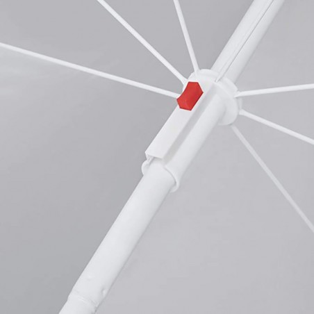 Art. 253001 Sombrilla de playa con palo central color liso TNT con funda 180 cm