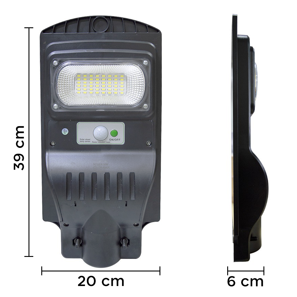 803000 Farola de carga solar con sensor de...