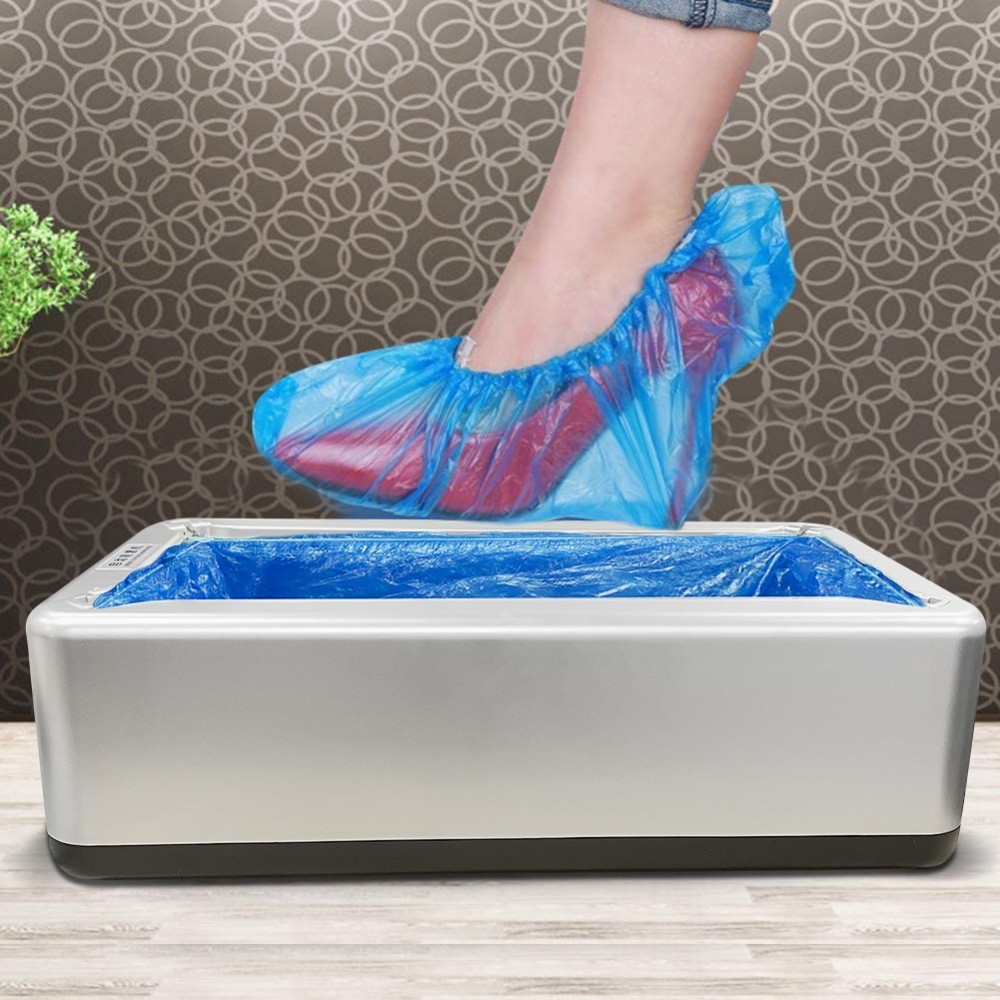 Dispensador portátil automático de cubrezapatos