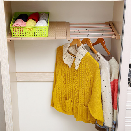 Estante extensible para armarios 35x72,5cm estante telescópico para muebles