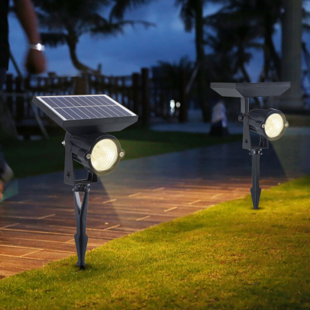 Proyector LED para exterior con carga solar 781263 lámpara de jardín 10W