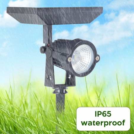 Proyector LED para exterior con carga solar 781263 lámpara de jardín 10W