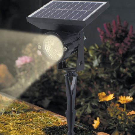 Proyector LED para exterior con carga solar 781263 lámpara de jardín 10W