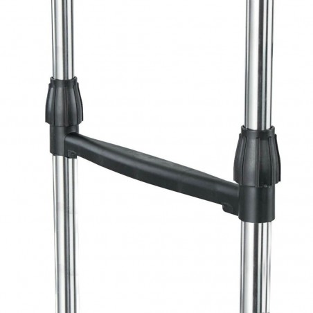 Perchero con doble Barra 157932 en acero con ruedas regulables