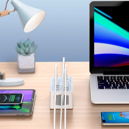 Estación de carga múltiple rápida 615493 cargador USB de 12 puertos 60W