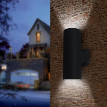 Aplique LED 870182 Lámpara de exterior de diseño moderno en aluminio negro