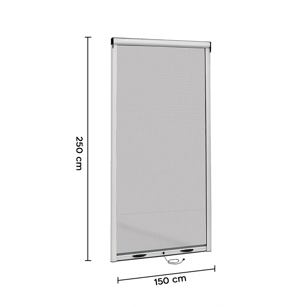 Mosquitera enrollable para ventana 150X250cm...