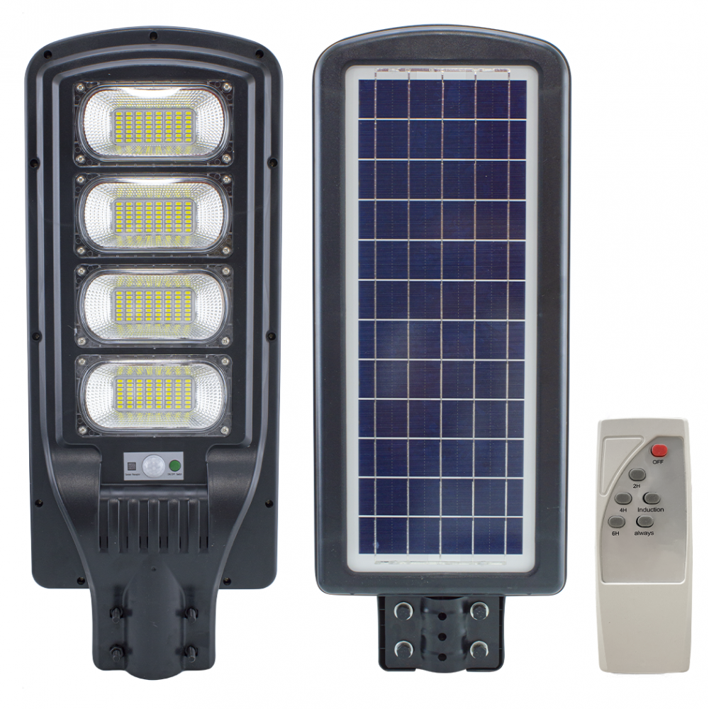 Farola 095002 carga solar 200W con sensor de movimiento y control Remoto