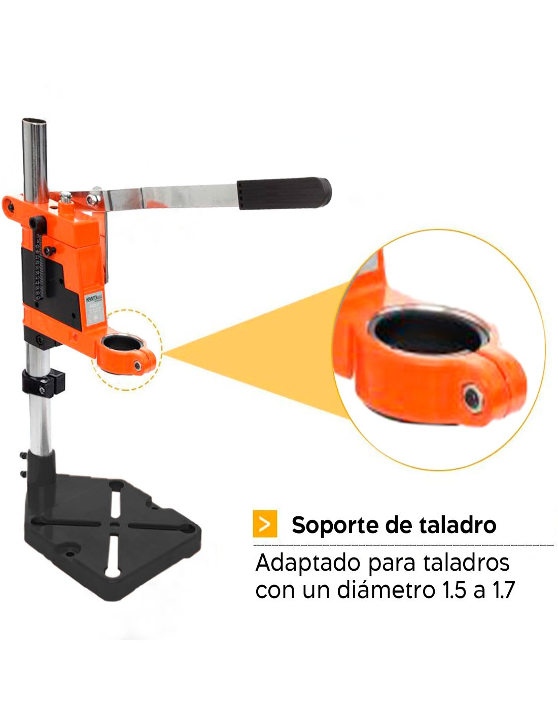 Soporte Base Taladro Vertical Banco Perforadora Kwb Einhell