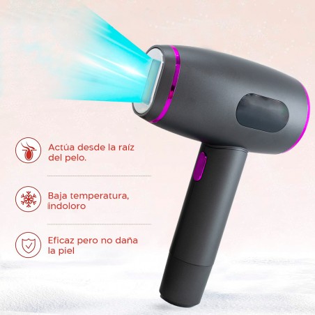 Depiladora luz pulsada 01008 Depilación láser 36W sin dolor cara piernas cuerpo