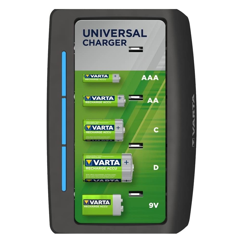 Cargador de batería universal Varta Indicador...