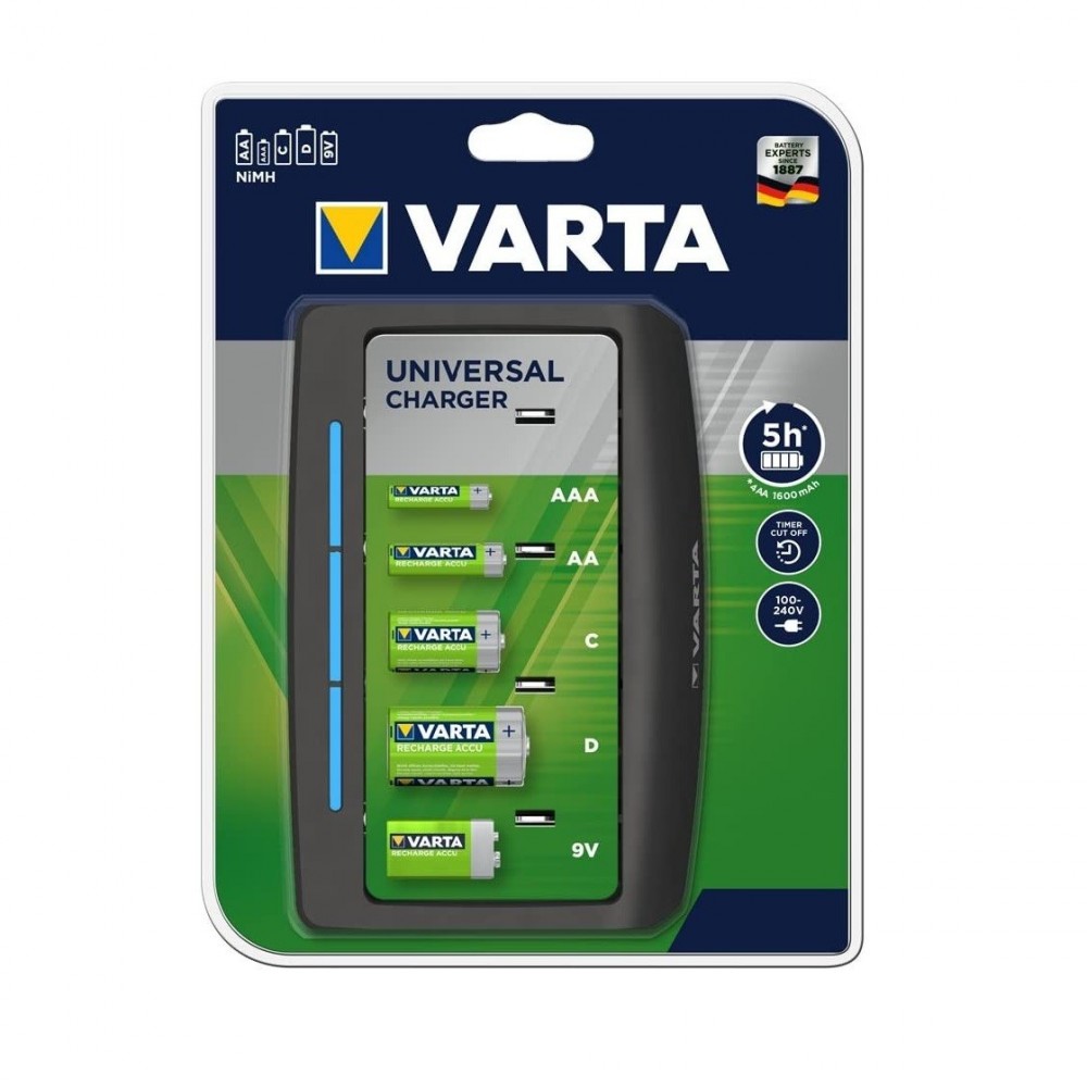 Cargador de batería universal Varta Indicador...