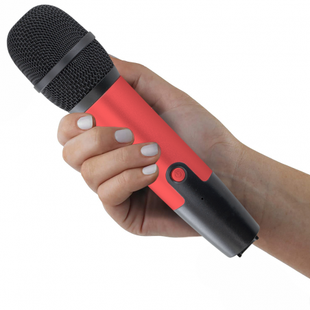 Karaoke altavoz inalámbrico Bluetooth 714386 Altavoz portátil con 2 micrófonos