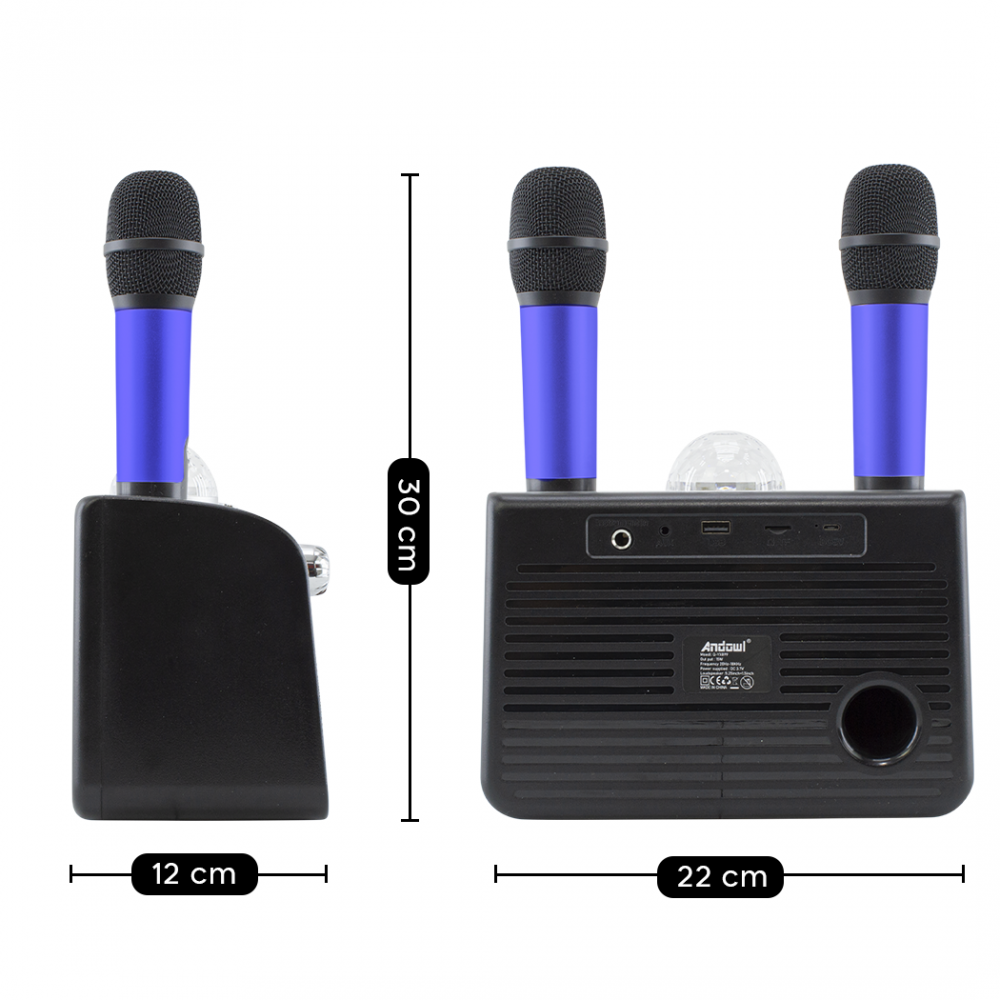 Karaoke altavoz inalámbrico Bluetooth 714386...