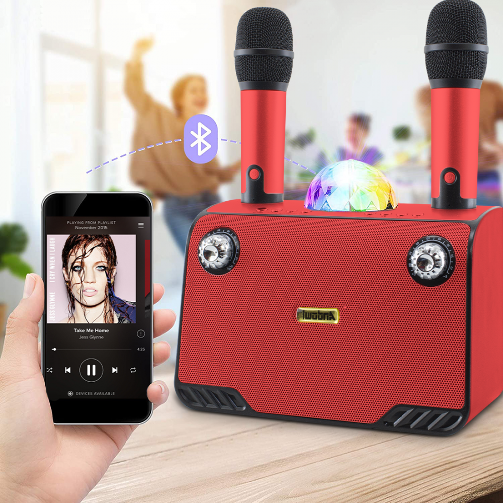 Karaoke altavoz inalámbrico Bluetooth 714386...