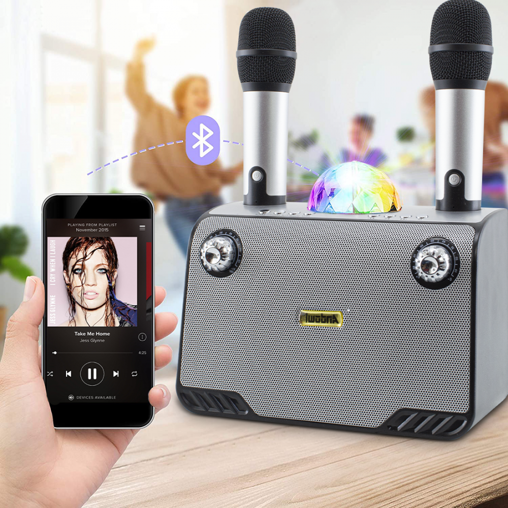 Karaoke altavoz inalámbrico Bluetooth 714386...