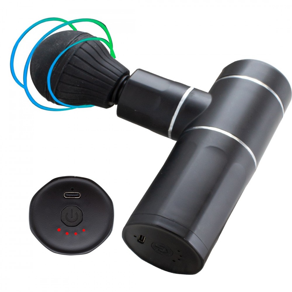 Pistola de masaje de percusión recargable...