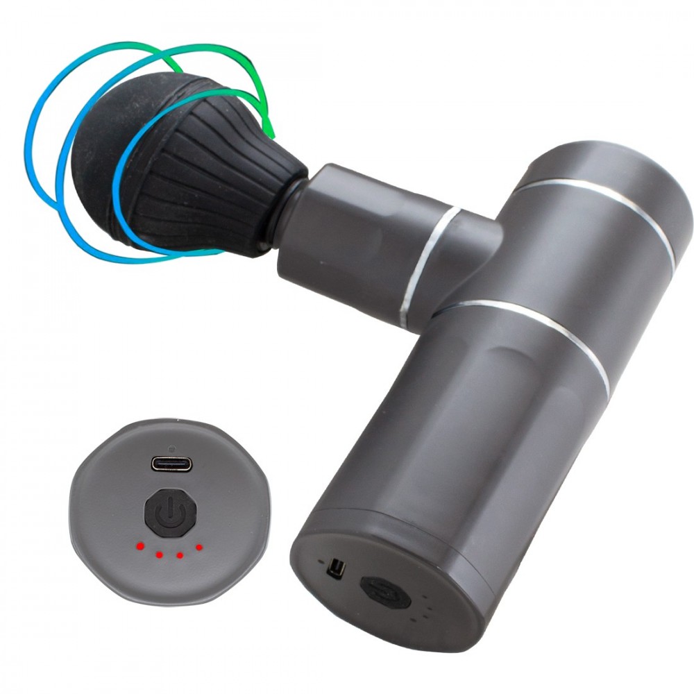 Pistola de masaje de percusión recargable...