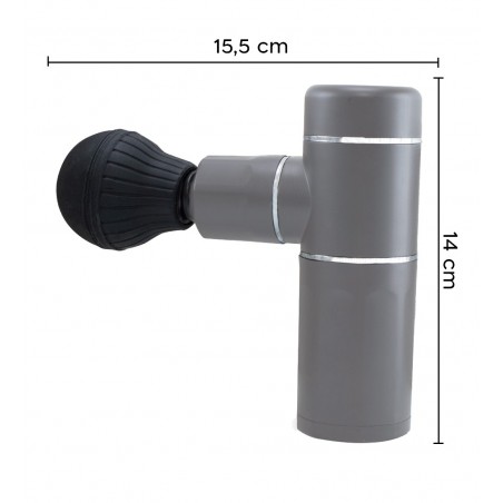 Pistola de masaje de percusión recargable portátil 63009 con 4 velocidades