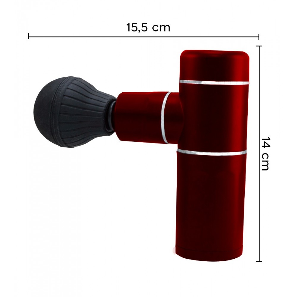 Pistola de masaje de percusión recargable...