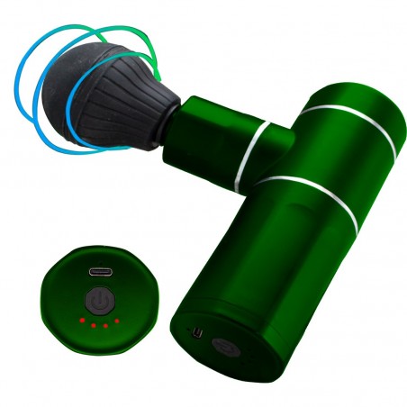 Pistola de masaje de percusión recargable portátil 63009 con 4 velocidades