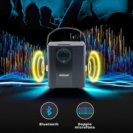 321345 Ultra 4K Mini proyector pantalla de 27" WI-FI proyector de video portátil