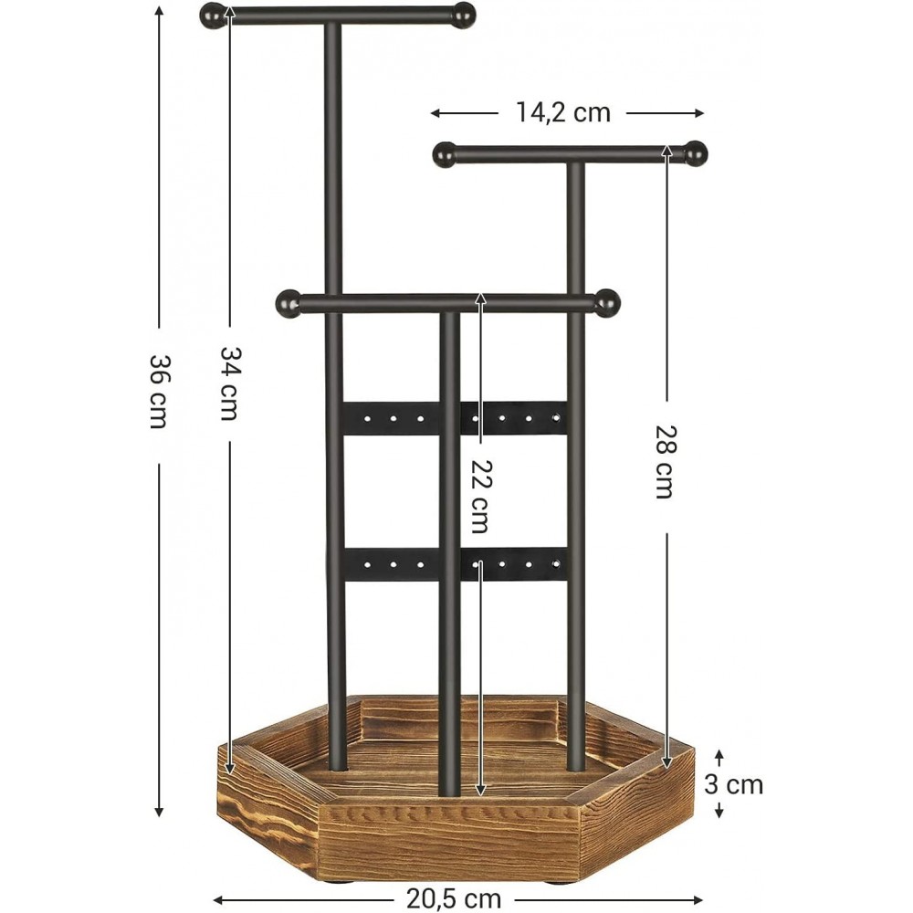 Joyero bandeja de madera expositor de Joyas...