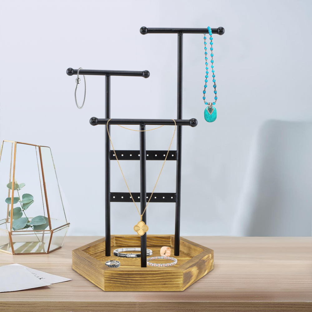 Joyero bandeja de madera expositor de Joyas...