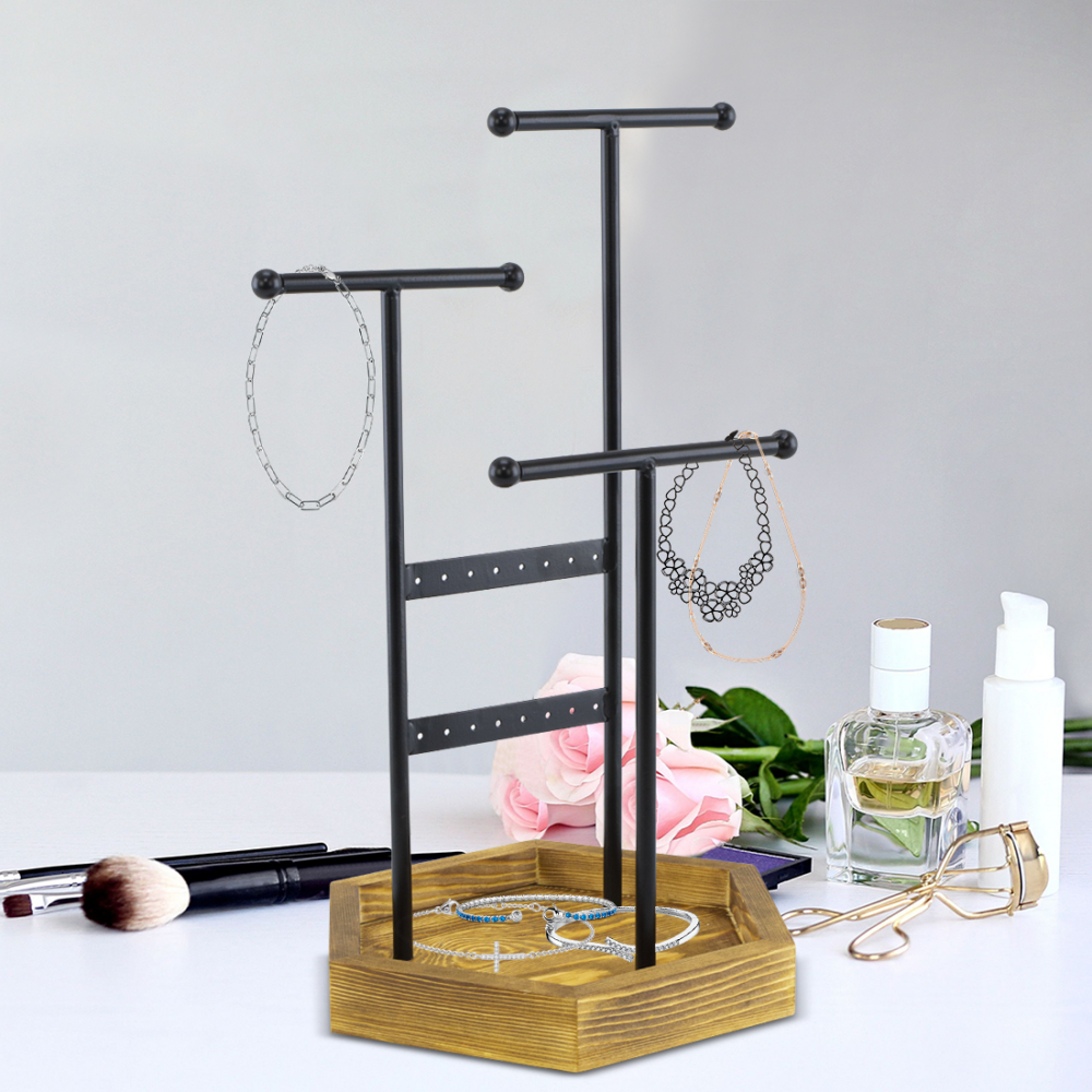 Joyero bandeja de madera expositor de Joyas...